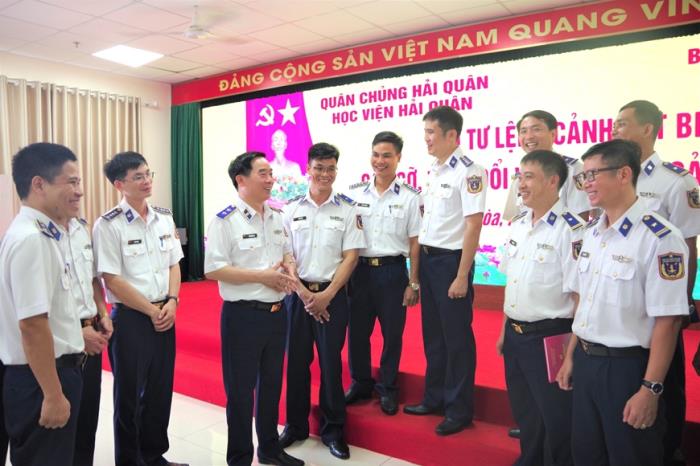 Bộ tư lệnh Cảnh sát biển Việt Nam thăm và làm việc với Học viện Hải quân