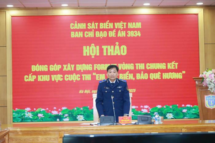 Cảnh sát biển Việt Nam nghiên cứu phương án tổ chức Cuộc thi Em yêu biển, đảo quê hương cấp khu vực