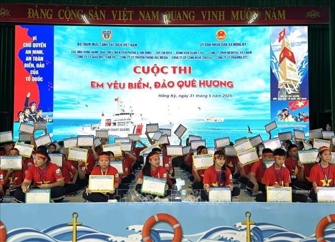 Hiểu thêm về chủ quyền quốc gia qua cuộc thi Em yêu biển đảo quê hương