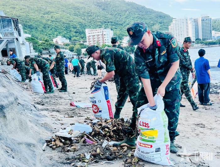Ban chỉ huy Phòng thủ khu vực 5 (Bộ tư lệnh TP Hồ Chí Minh): Chung tay làm sạch môi trường biển