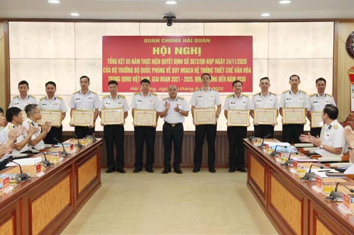 Lực lượng Hải quân thực hiện quy hoạch hệ thống thiết chế văn hóa trong Quân đội