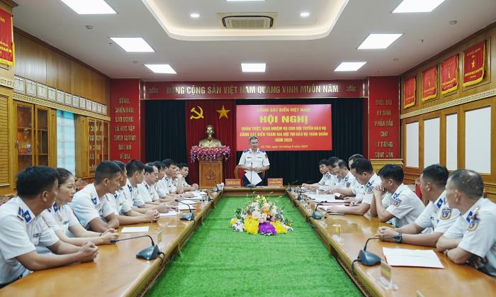 Cảnh sát biển Việt Nam quyết tâm giành thành tích cao tại Hội thi báo vụ toàn quân năm 2025
