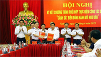 Nghệ An: Ký kết Chương trình Cảnh sát biển đồng hành với ngư dân