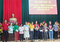 Cụm thi đua 3 Hội Chữ Thập Đỏ thành phố Hồ Chí Minh tổ chức Hành trình hướng về biển, đảo quê hương