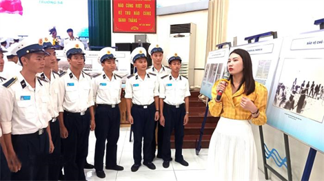 Triển lãm Hoàng Sa, Trường Sa - Biển, đảo thiêng liêng tại Học viện Hải quân
